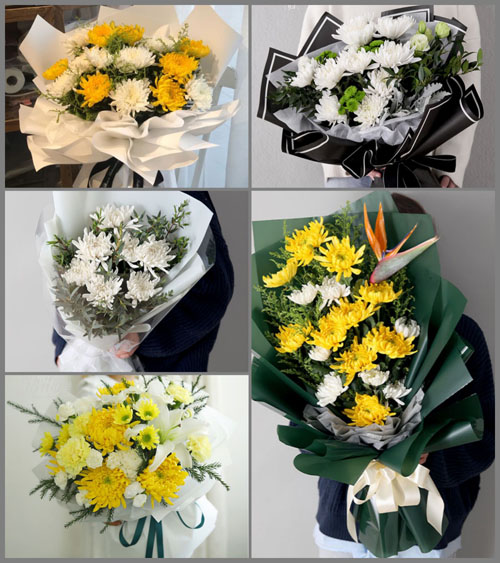 福建三明大田县武陵乡百束村白事花束代送